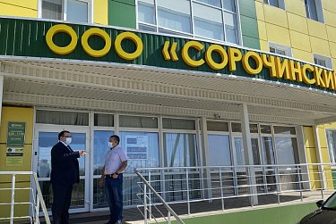 Сергей Бабин побывал на Сорочинском элеваторе
